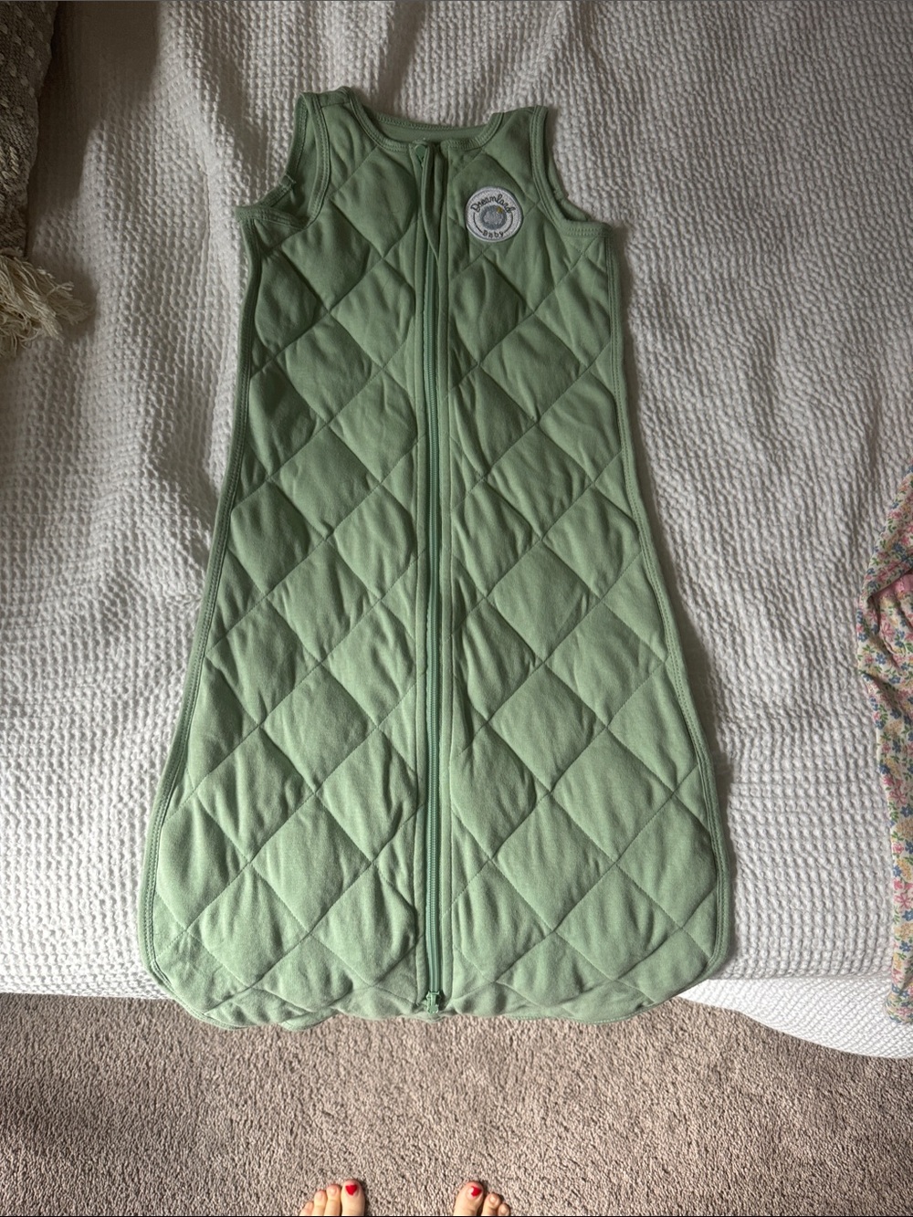 Dreamland Baby - Quilty Sage Green Baby Sleep Sack